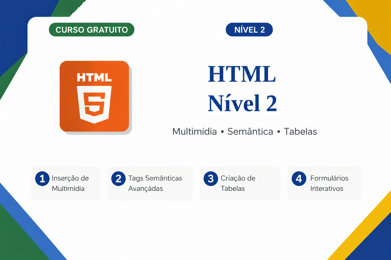 HTML — Nível 2