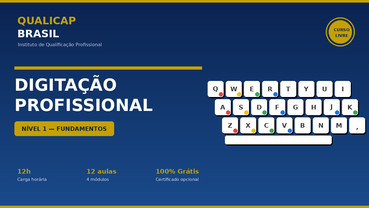 Digitação Profissional — Nível 1
