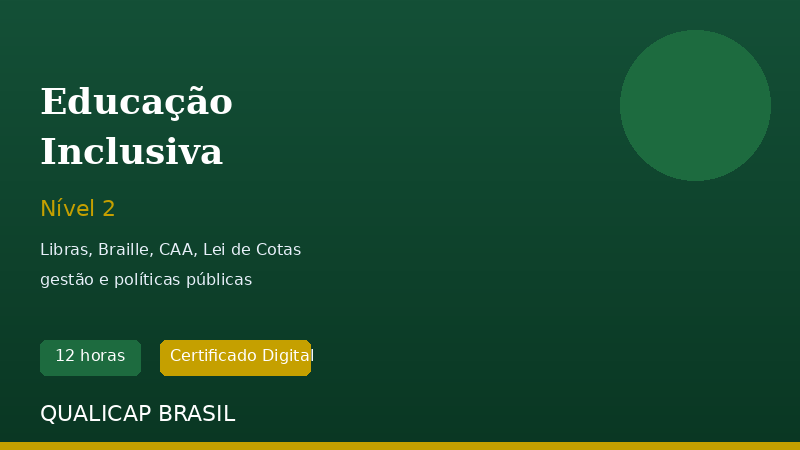 Educação Inclusiva — Nível 2
