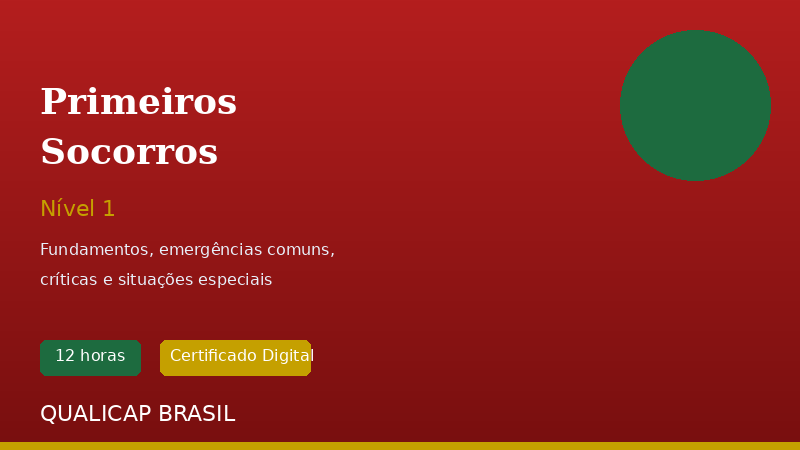 Primeiros Socorros — Nível 1