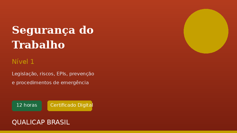 Segurança do Trabalho — Nível 1