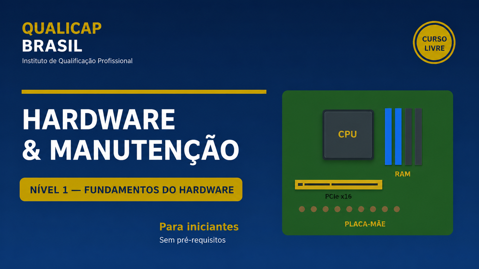 Hardware e Manutenção de PCs — Nível 1